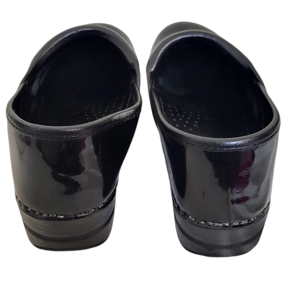 Dansko Professional Nurse's Shoes Black Patent 9.5-10 - Picture 2 of 10